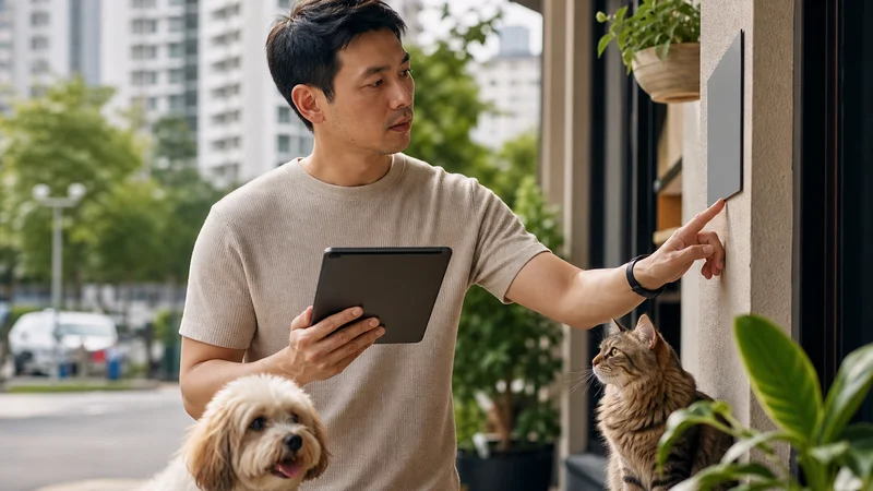 Buyer checking the AVS public registry before purchasing a pet in Singapore