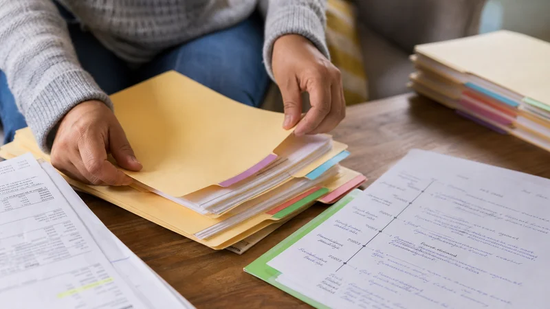 Organising veterinary records and invoices for a complaint