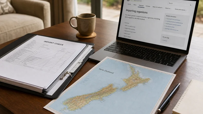 Organising import paperwork before bringing an exotic pet into New Zealand