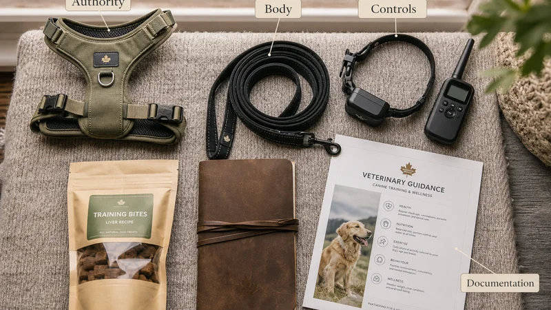 ABCD checklist for verifying training collar rules in Canada