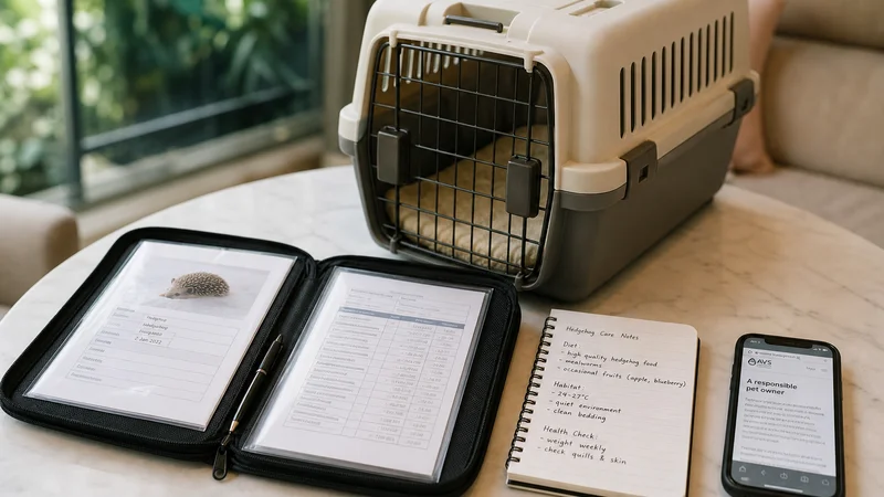 Veterinary visit kit for small mammal pets in Singapore