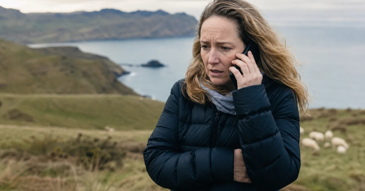 Person in New Zealand phoning an animal welfare agency to report suspected animal cruelty