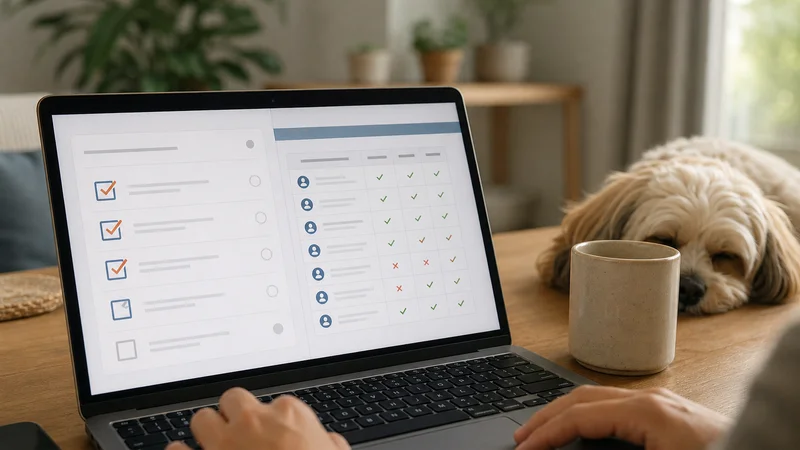 Checking a dog trainer credential against an official registry list